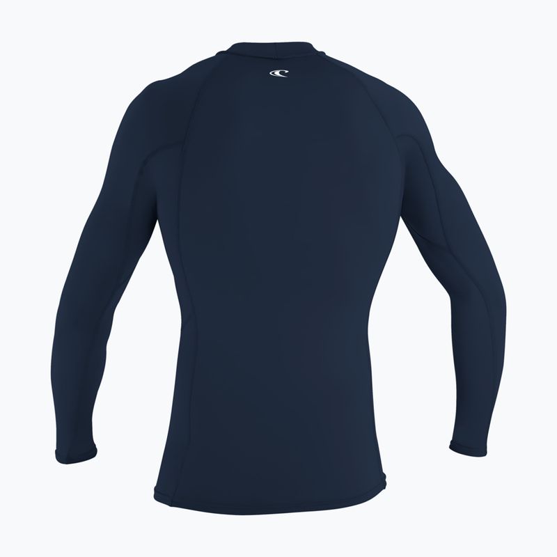 Лонгслів для плавання чоловічий O'Neill Basic Skins Rash Guard LS navy 2