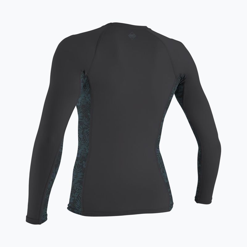 Лонгслів для плавання O'Neill Hyperfreak Skins Rash Guard tempered steel/shaded island sky 2