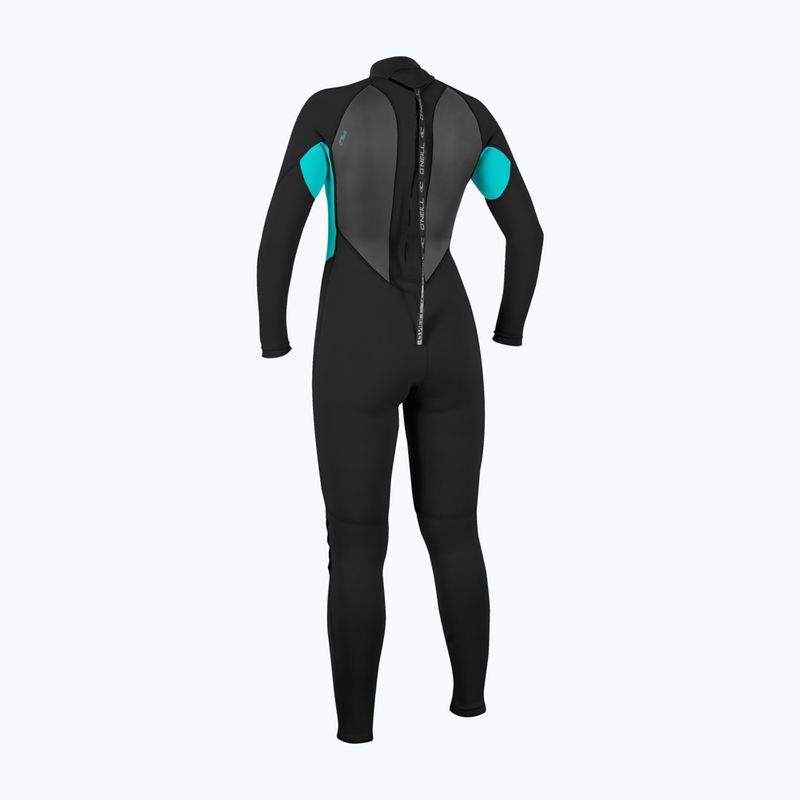 Гідрокостюм жіночий O'Neill Reactor-2 3/2 mm Back Zip Full black/light aqua 2