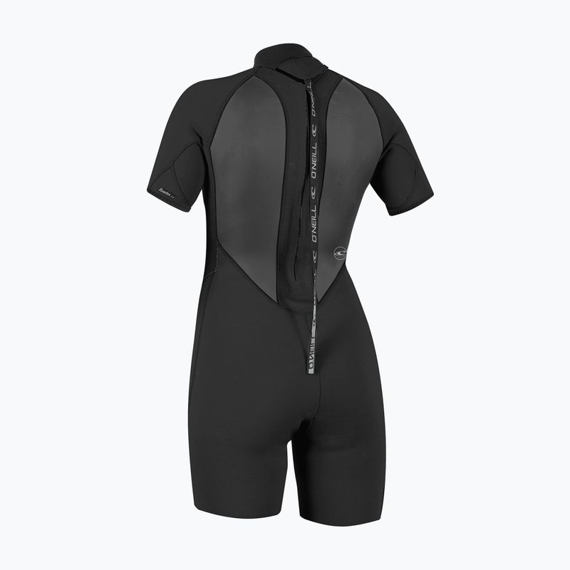 Гідрокостюм жіночий O'Neill Reactor-2 2mm Back Zip SS Spring IS7 black/black 2