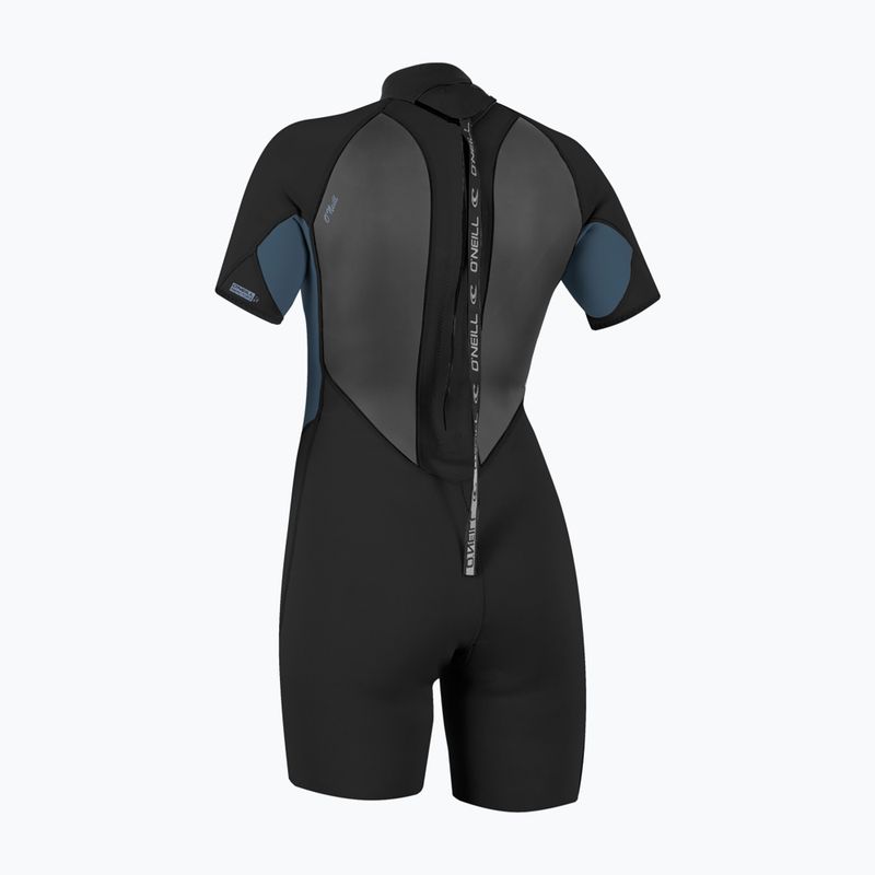 Гідрокостюм жіночий O'Neill Reactor-2 2mm Back Zip SS Spring IS7 black/copen blue 2