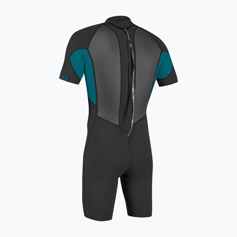 Гідрокостюм дитячий O'Neill Youth Reactor-2 2mm Back Zip SS Spring black/tide pool 2