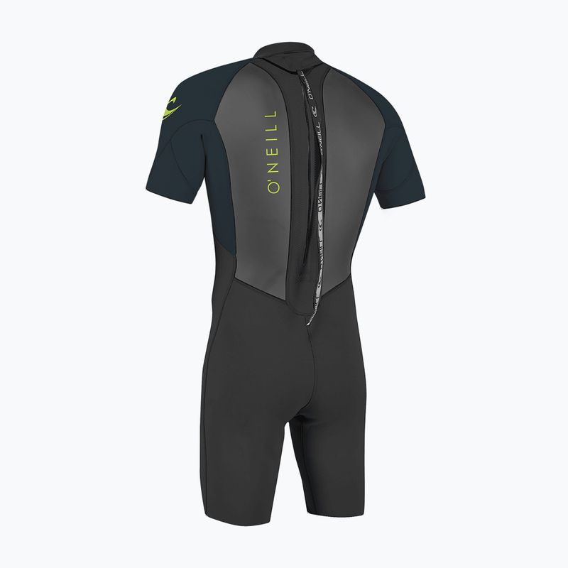 Гідрокостюм дитячий O'Neill Youth Reactor-2 2mm Back Zip SS Spring black/slate 2