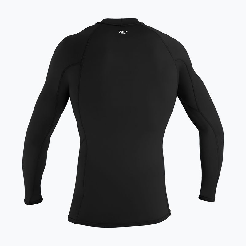 Лонгслів для плавання чоловічий O'Neill Basic Skins Rash Guard LS black 2