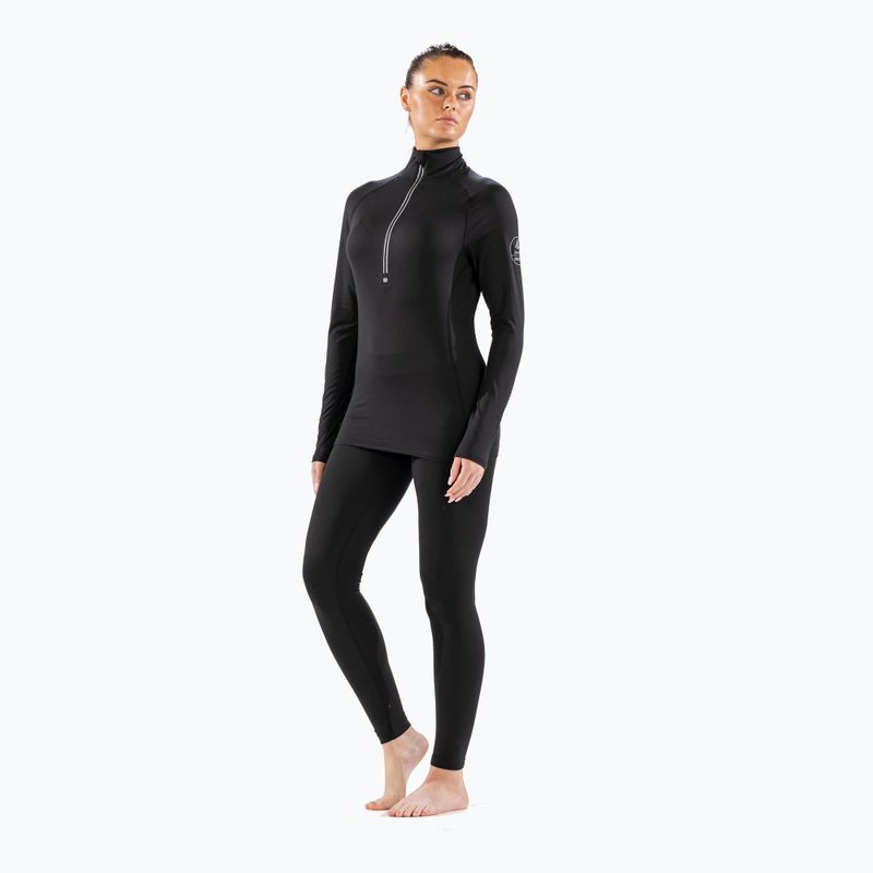 Жіноча термоактивна кофта Surfanic Cozy Zip Neck black 2