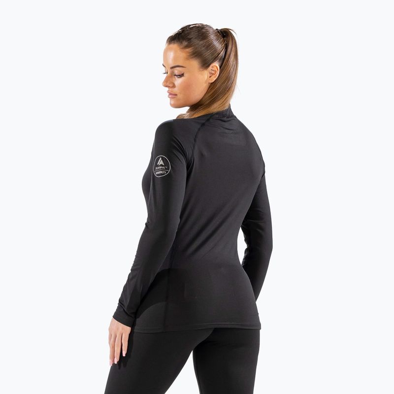 Жіноча термоактивна кофта Surfanic Cozy Zip Neck black 3