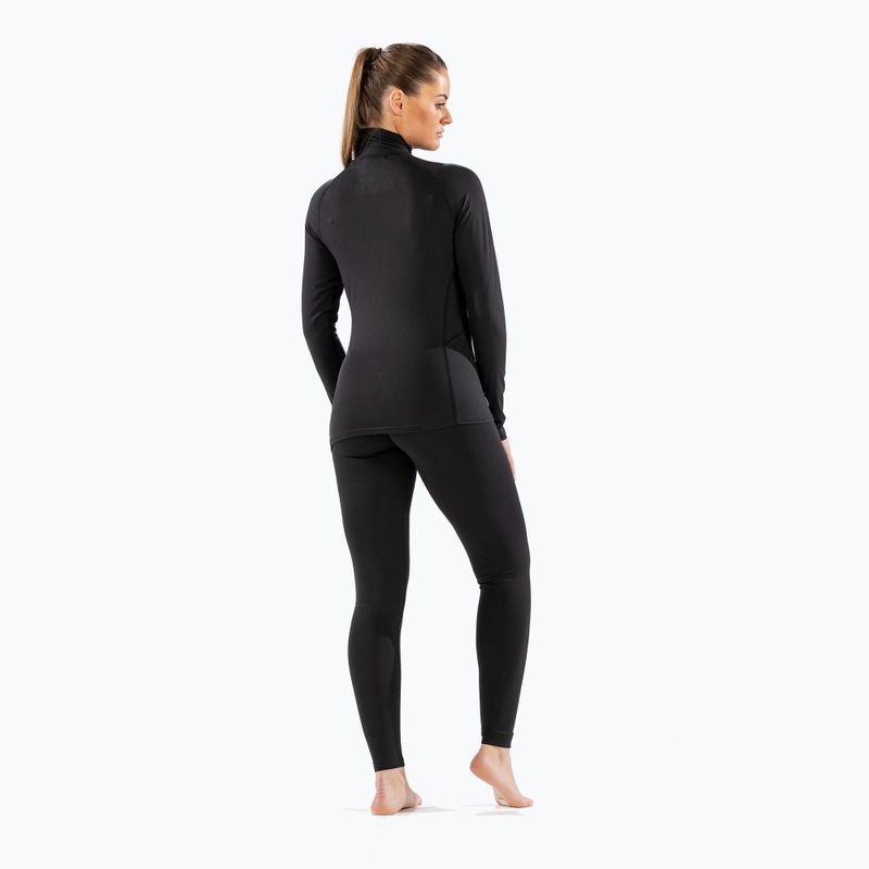 Жіноча термоактивна кофта Surfanic Cozy Zip Neck black 4