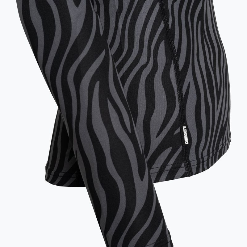 Жіноча термоактивна кофта Surfanic Cozy Limited Edition Crew Neck black zebra 6