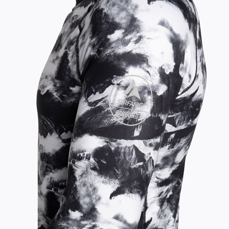 Лонгслів термоактивний чоловічий Surfanic Bodyfit Limited Edition Crew Neck white out print 6