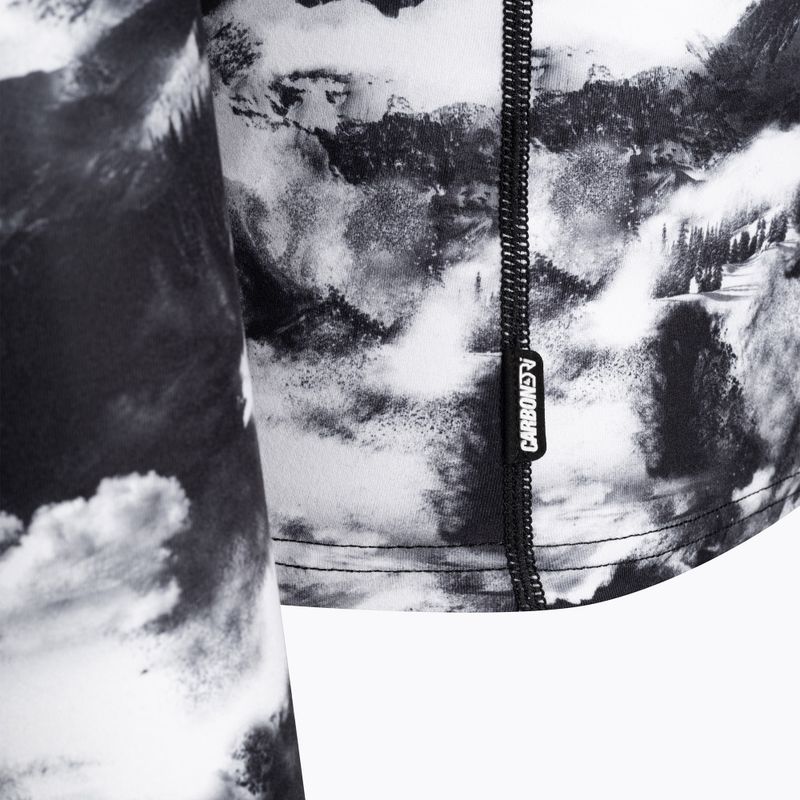 Лонгслів термоактивний чоловічий Surfanic Bodyfit Limited Edition Crew Neck white out print 7