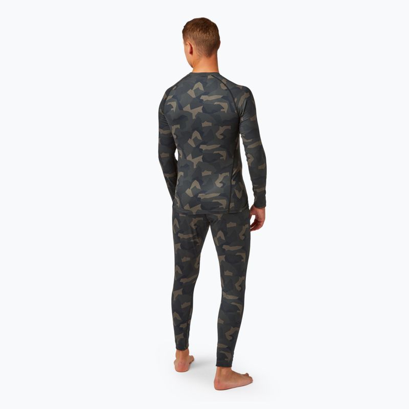 Чоловіча термоактивна кофта Surfanic Bodyfit Limited Edition Crew Neck forest geo camo 3