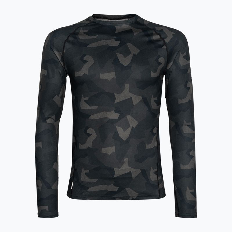 Лонгслів термоактивний чоловічий Surfanic Bodyfit Limited Edition Crew Neck forest geo camo 4