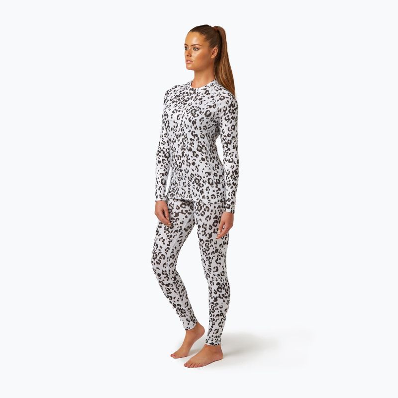Лонгслів термоактивний жіночий Surfanic Cozy Limited Edition Crew Neck snow leopard 2