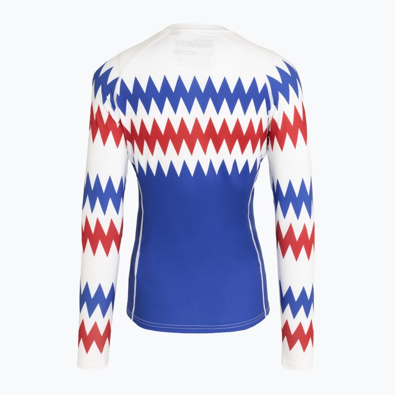 Жіночий тепловий лонгслів Surfanic Cozy Limited Edition Crew Neck zig zag з зигзагоподібним вирізом 2