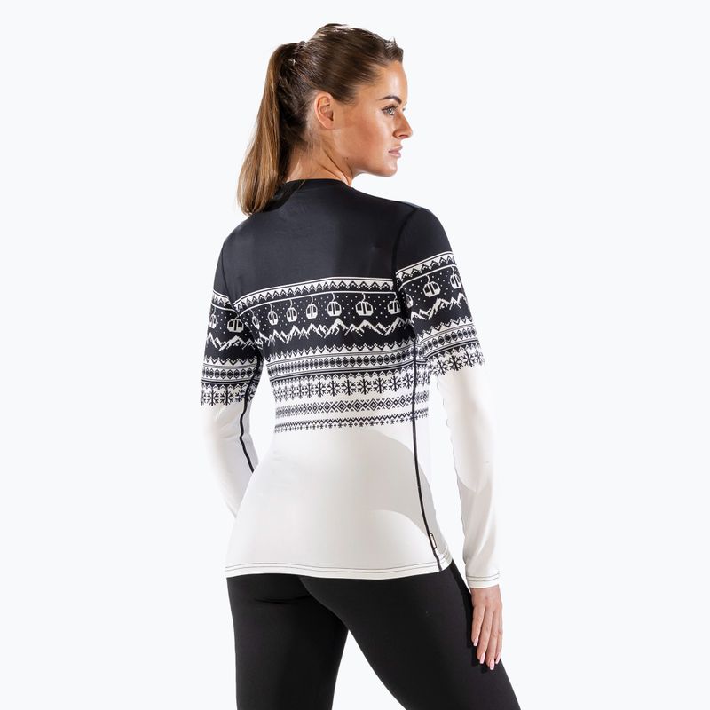 Жіноча термоактивна кофта Surfanic Cozy CarbonDri Limited Edition Crew Neck black 3