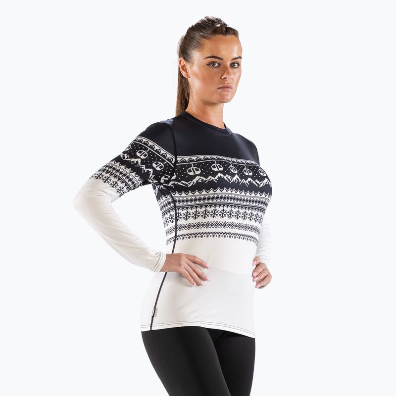 Жіноча термоактивна кофта Surfanic Cozy CarbonDri Limited Edition Crew Neck black 4