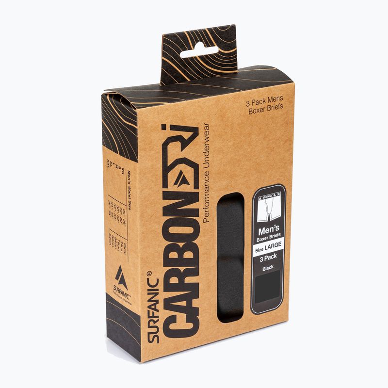 Чоловічі термоактивні боксерки Surfanic Carbondri 3 пари black 2