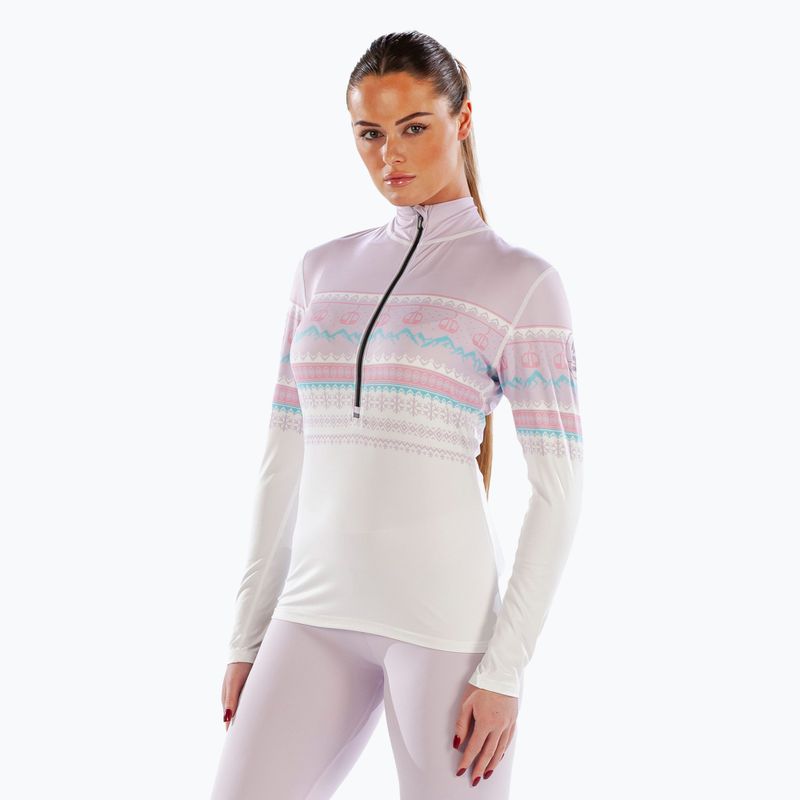 Лонгслів термічний жіночий Surfanic Cozy CarbonDri Limited Edition Zip Neck pink