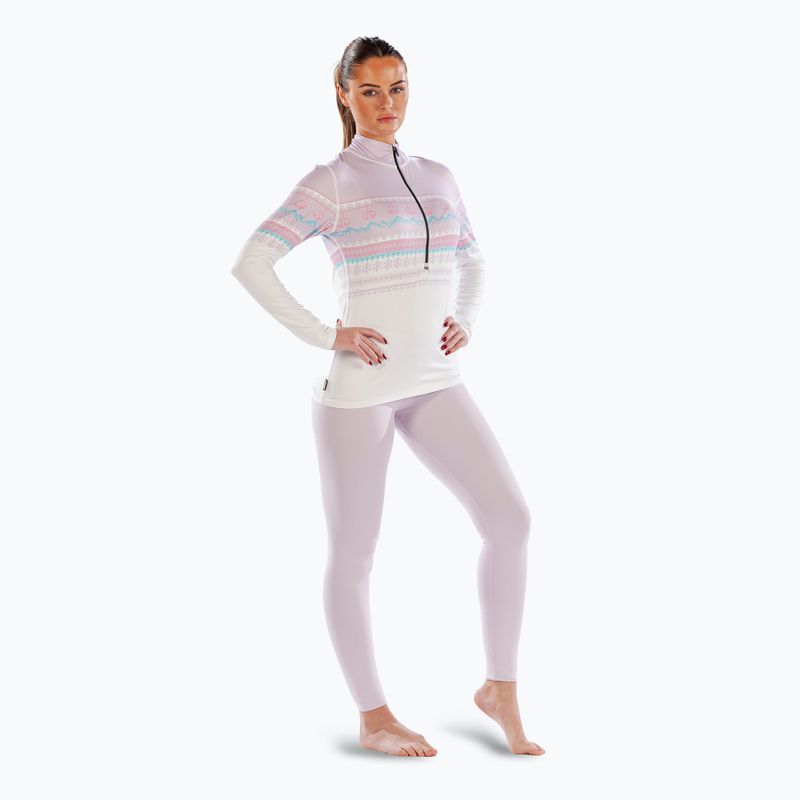 Лонгслів термічний жіночий Surfanic Cozy CarbonDri Limited Edition Zip Neck pink 2