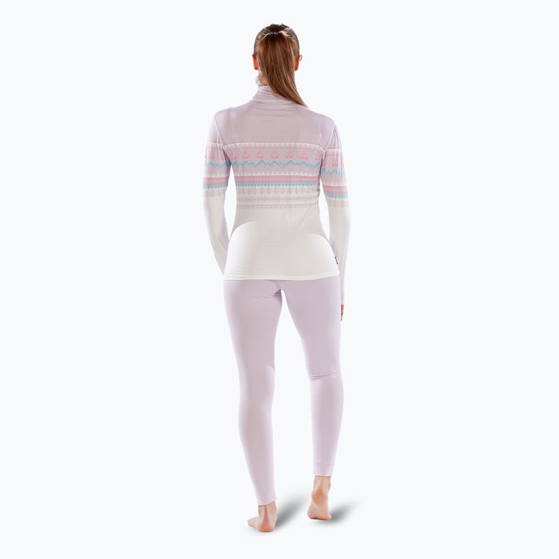 Лонгслів термічний жіночий Surfanic Cozy CarbonDri Limited Edition Zip Neck pink 4