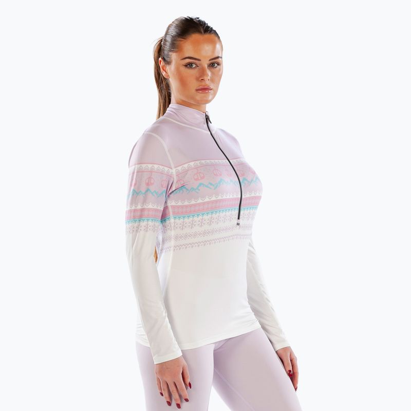 Лонгслів термічний жіночий Surfanic Cozy CarbonDri Limited Edition Zip Neck pink 5