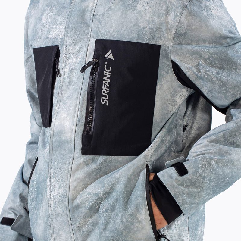 Куртка для сноуборду чоловіча Surfanic Avalanche Concrete grey 8