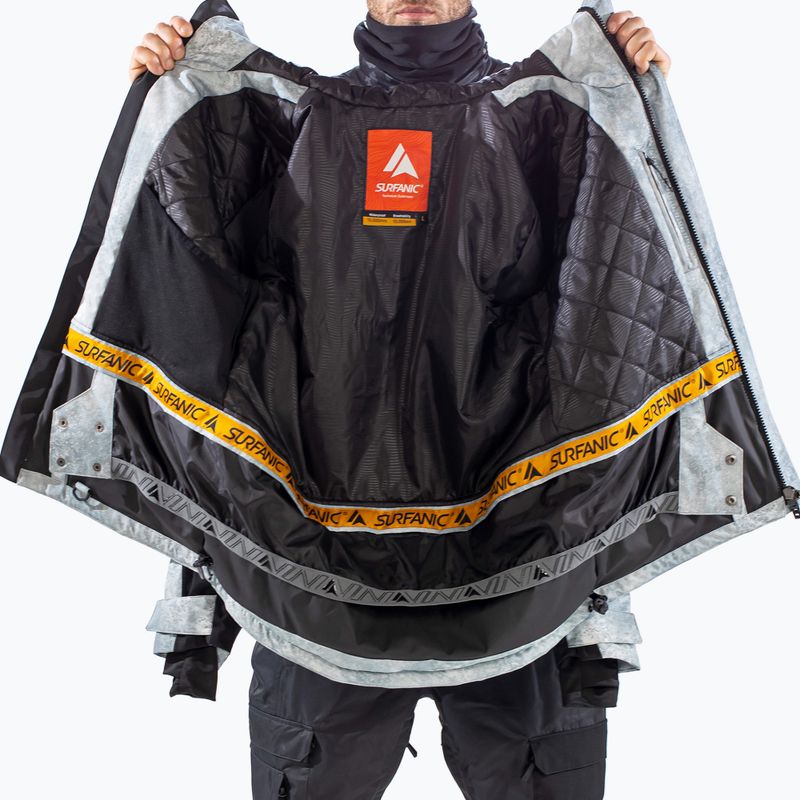 Куртка для сноуборду чоловіча Surfanic Avalanche Concrete grey 12