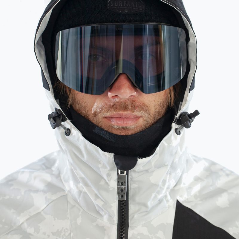 Чоловіча лижна куртка Surfanic Orion Map white 8