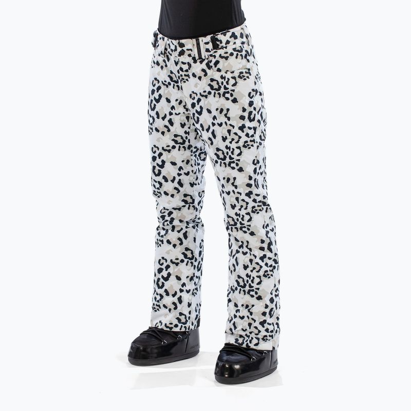 Жіночі лижні штани Surfanic Glow Animal Camo white 3