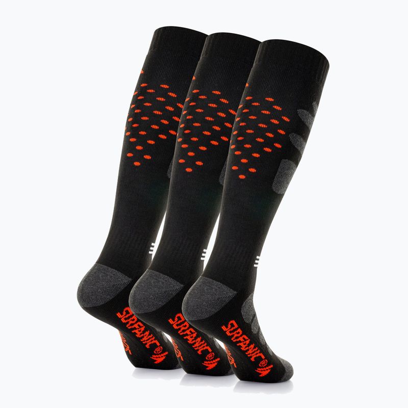 Шкарпетки гірськолижні Surfanic Pro Tech Plus 3 pak orange 2