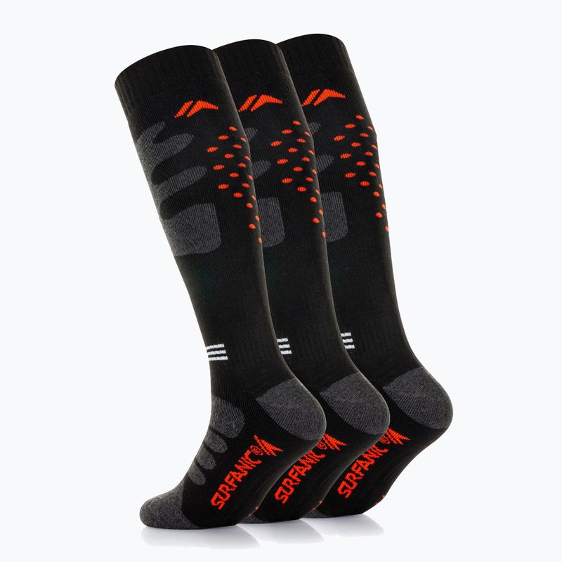 Шкарпетки гірськолижні Surfanic Pro Tech Plus 3 pak orange 3