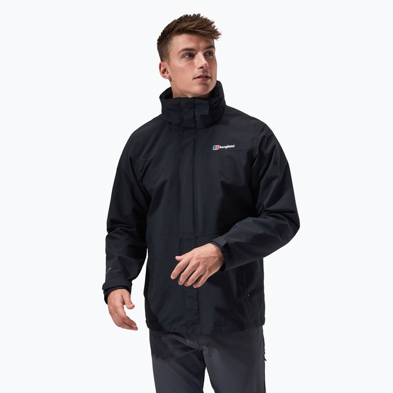 Куртка-дощовик чоловіча Berghaus Hillwalker IA black/black
