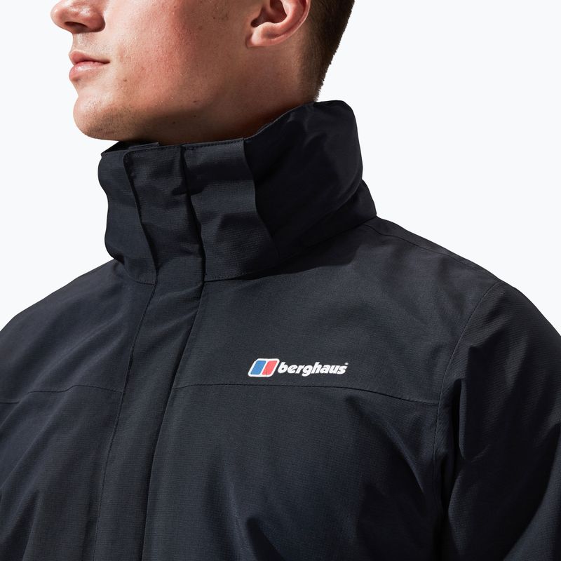 Куртка-дощовик чоловіча Berghaus Hillwalker IA black/black 4
