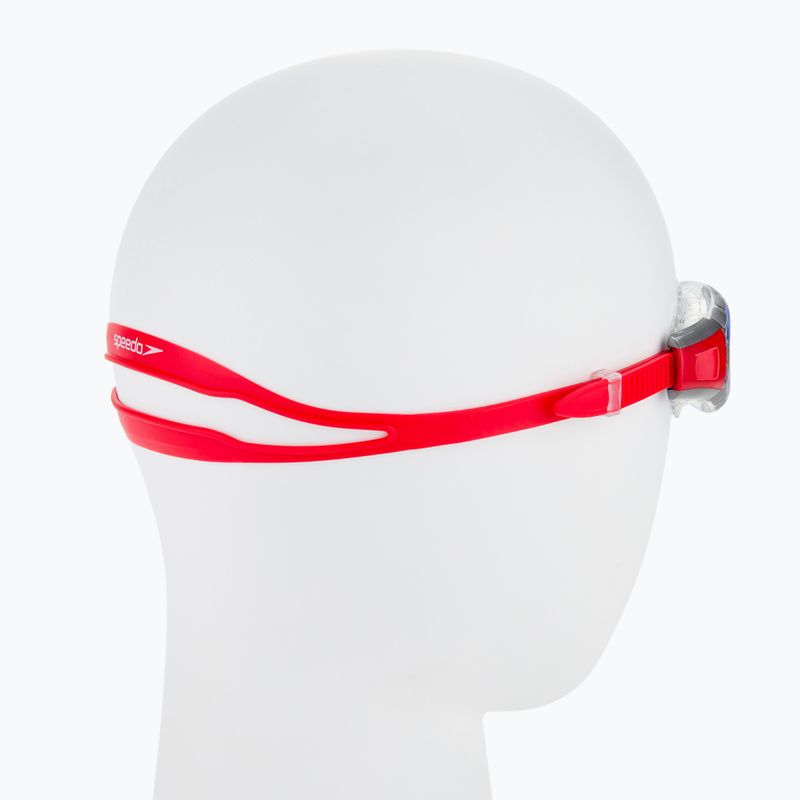 Окуляри для плавання Speedo Futura Biofuse Flexiseal lava red/clear 68-11313B991 3