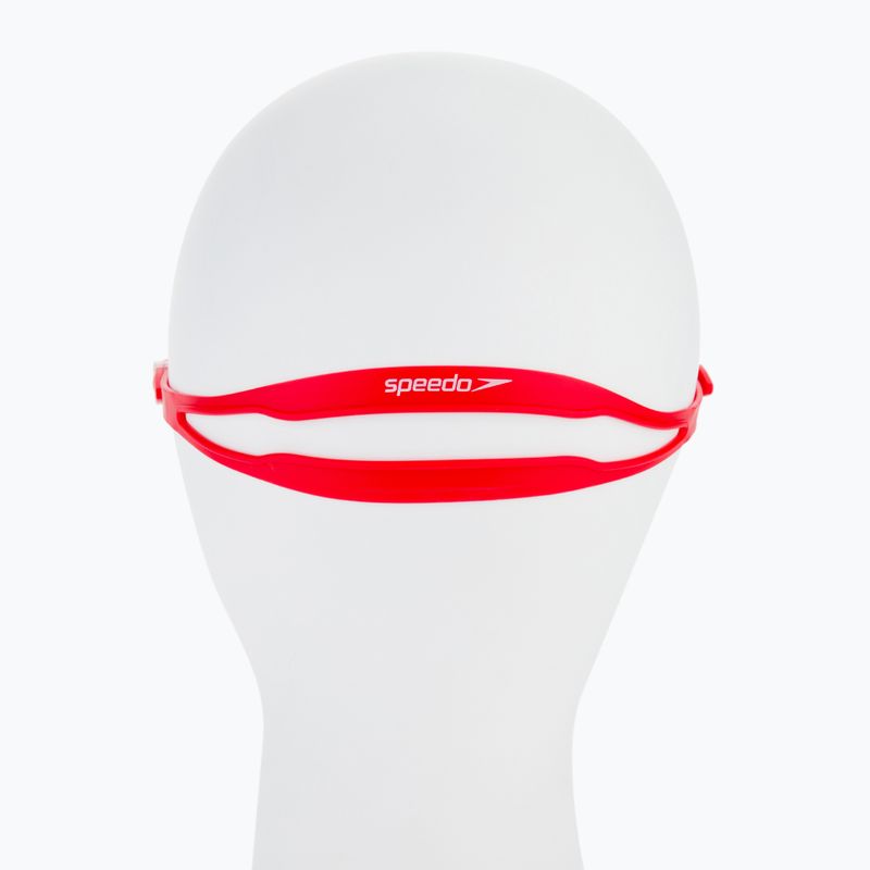 Окуляри для плавання Speedo Futura Biofuse Flexiseal lava red/clear 68-11313B991 4
