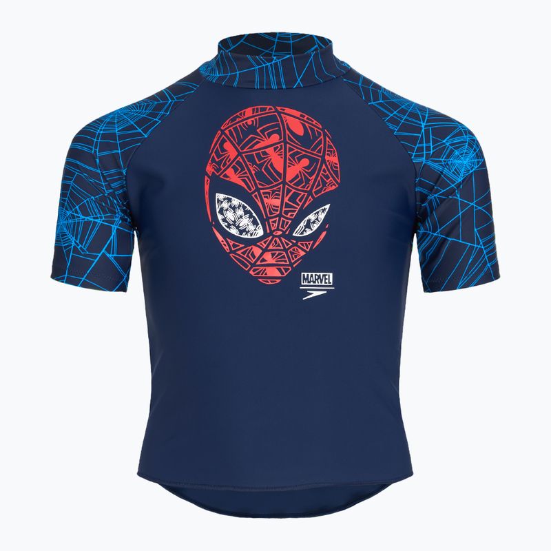 Футболка для плавання дитяча Speedo Spider-Man Sun Top blue