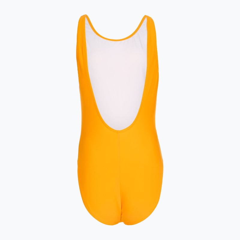 Купальник суцільний жіночий Speedo Logo Deep U-Back orange 2