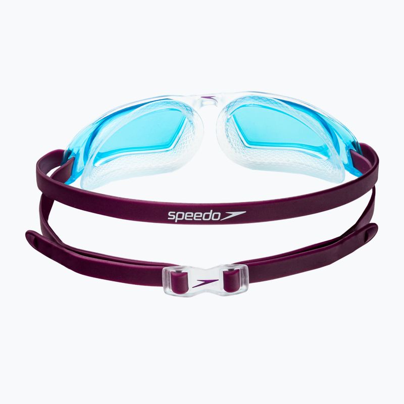 Окуляри для плавання дитячі Speedo Hydropulse Junior deep plum/clear/light blue 68-12270D657 5