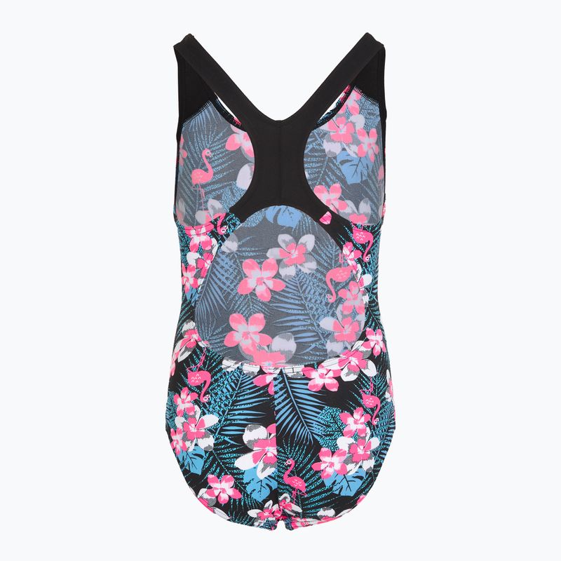 Купальник суцільний дитячий Speedo Allover Splashback blue/pink 2