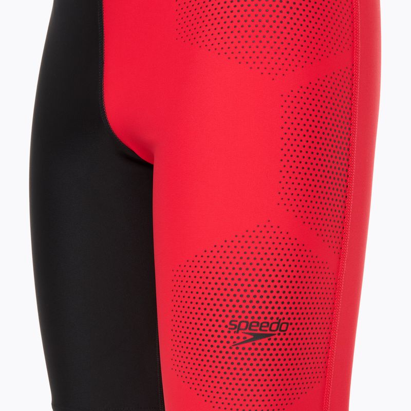 Плавки дитячі Speedo Tech Placement Jammer black/red 3