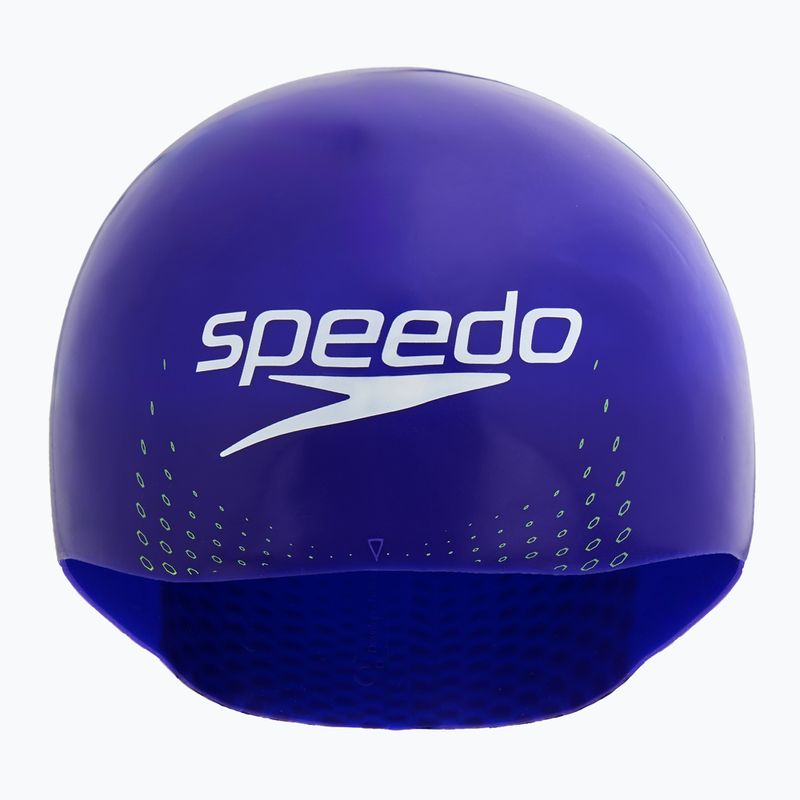 Шапочка для плавання Speedo Fastskin фіолетова / жовта / оксидно-сіра