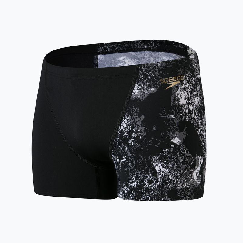 Плавки чоловічі Speedo Allover V-Cut Aquqshort чорно-сірі 68-09734F330 4