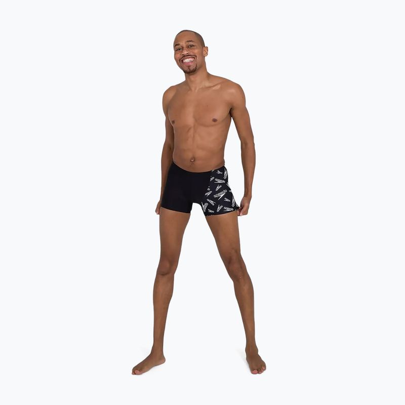 Плавки чоловічі Speedo Allover V-Cut Aquqshort чорні 68-09734F392 5