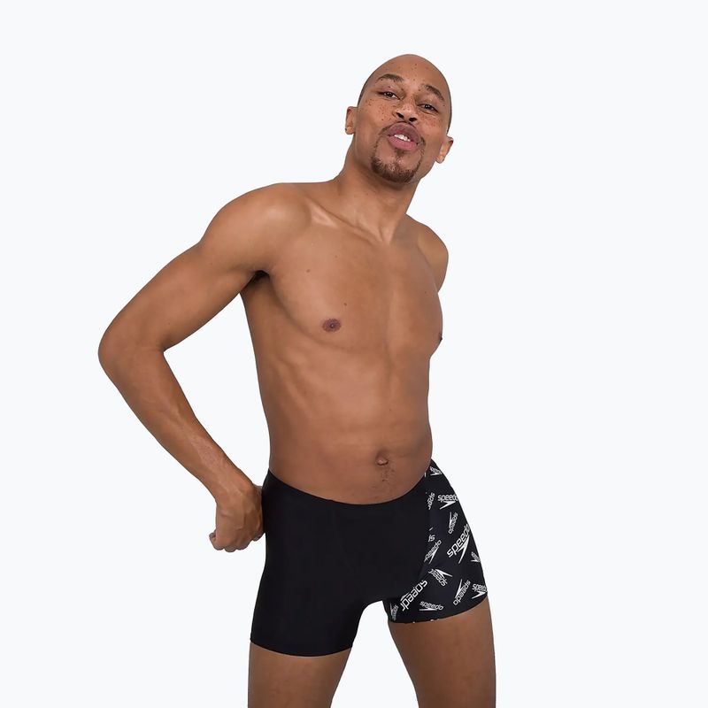 Плавки чоловічі Speedo Allover V-Cut Aquqshort чорні 68-09734F392 6