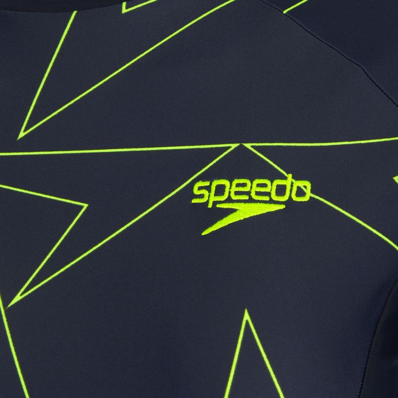 Футболка для плавання жіноча Speedo Boomstar Allover Rash Top blue 3
