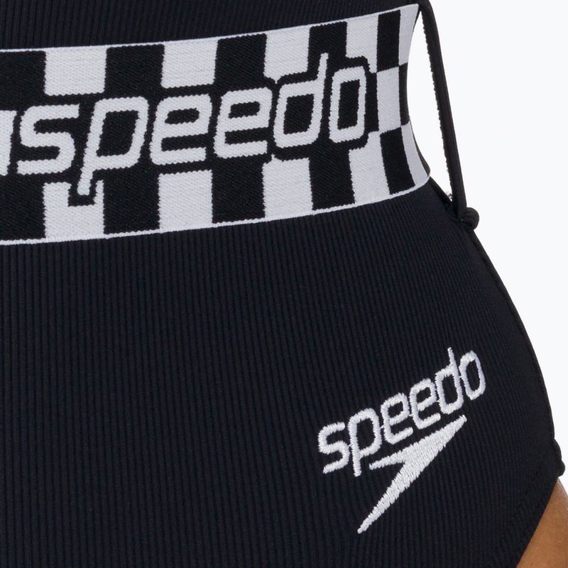 Купальник суцільний жіночий Speedo Belted Deep U-Back чорний 23630001 4