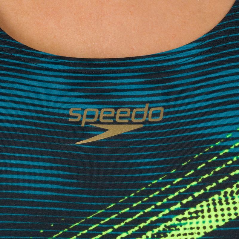 Купальник суцільний жіночий Speedo Panel Recordbreaker чорно-блакитний 09015F353 6