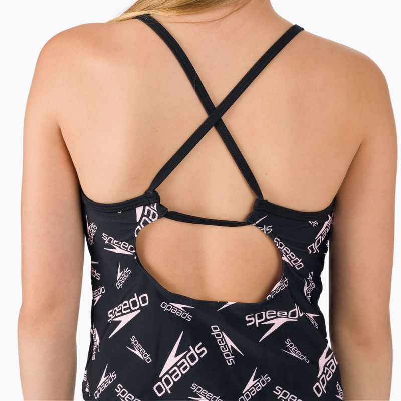 Купальник роздільний дитячий Speedo Printed Tie-Back Tankini чорний 68-12380F390 8