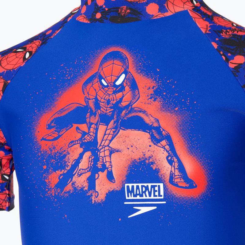 Футболка для плавання дитяча Speedo Spider-Man Sun Top blue/red 3
