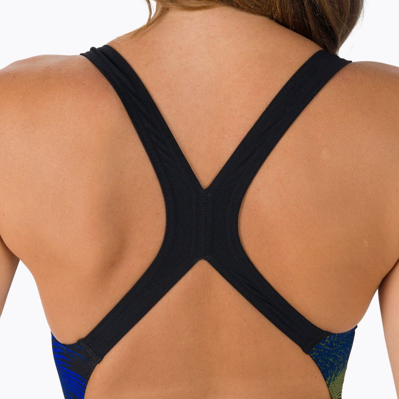 Купальник суцільний жіночий Speedo Placement Powerback чорно-блакитний 06187F882 6